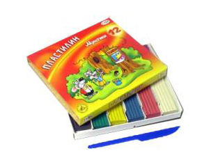 Plastilns, 12 krsas MULTFILMAS, 240g.